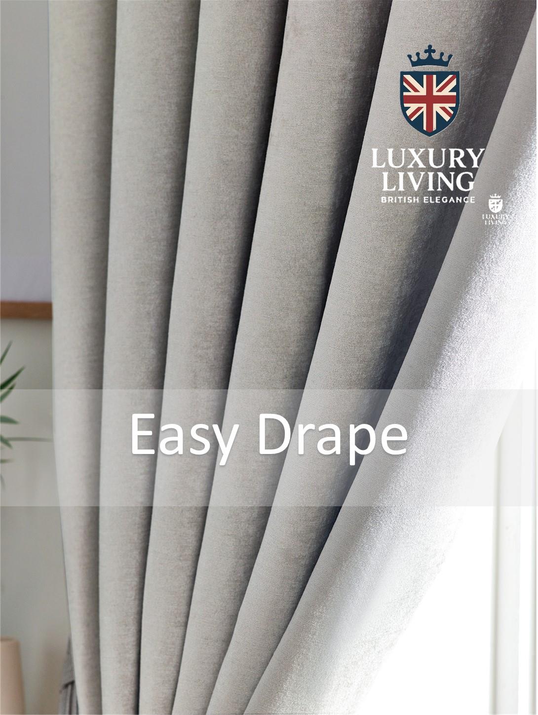 Chenille Blackout Taped Curtains Silver - Image 5
