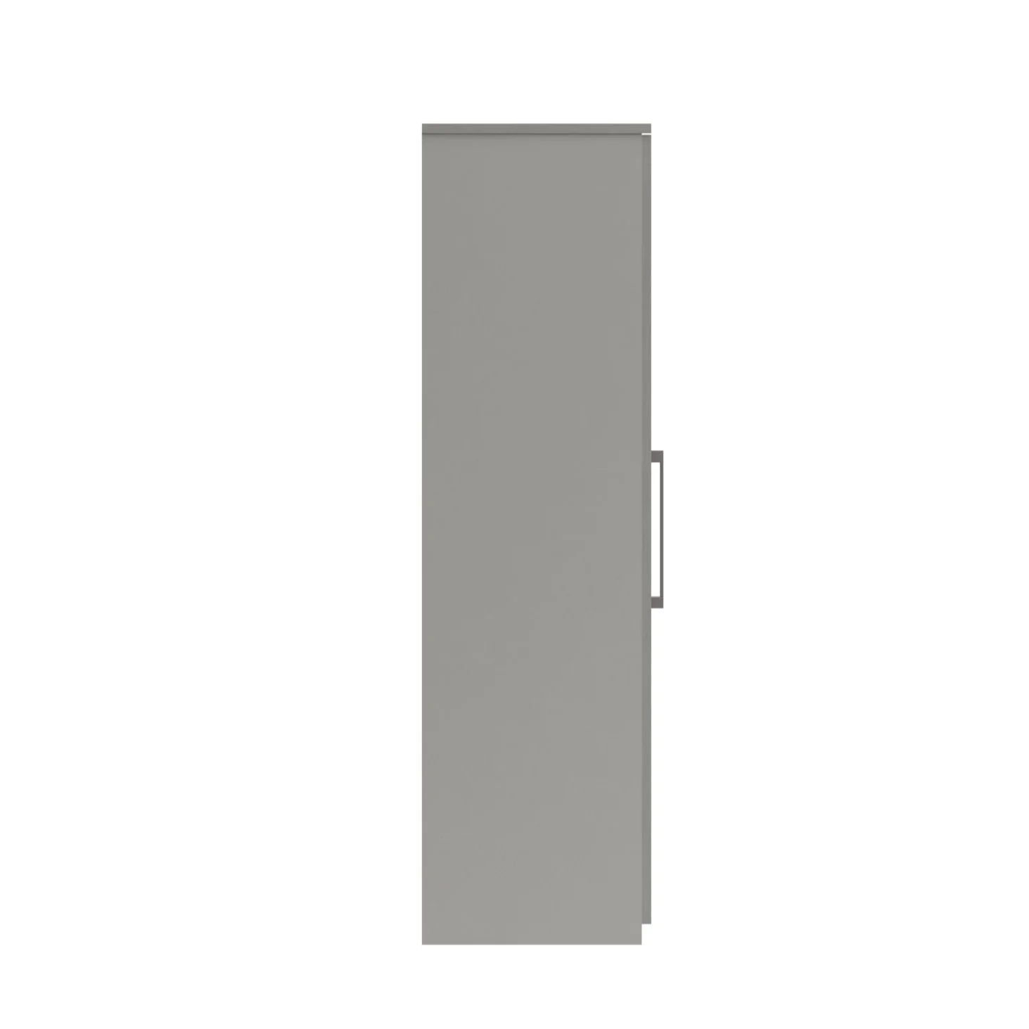 Chester Ready Assembled Wardrobe with 2 Doors - Light Grey - Image 6