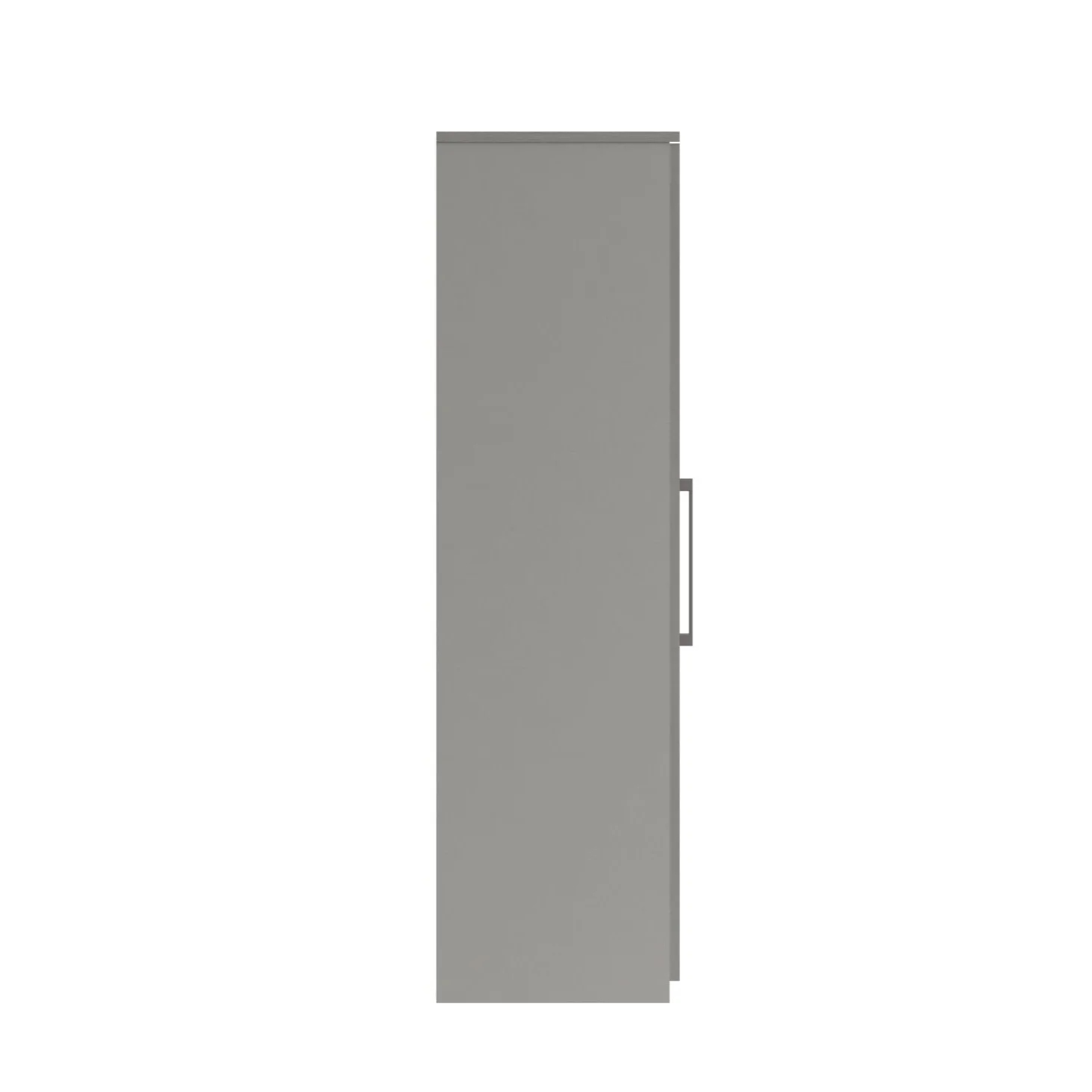 Chester Ready Assembled Wardrobe with 4 Doors & 2 Mirrors - Light Grey - Image 5