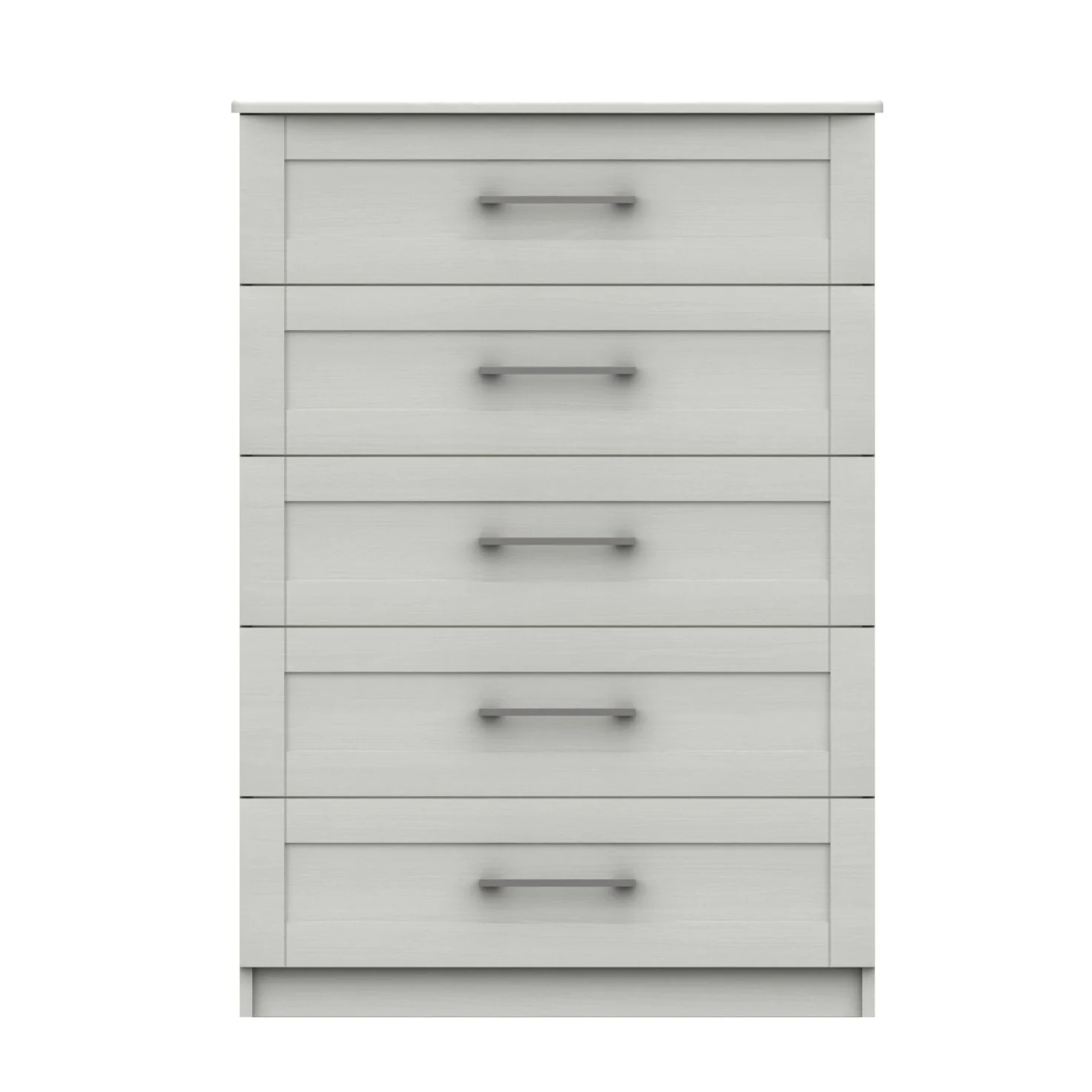 Chester Ready Assembled Chest of Drawers with 5 Drawers - White - Image 4
