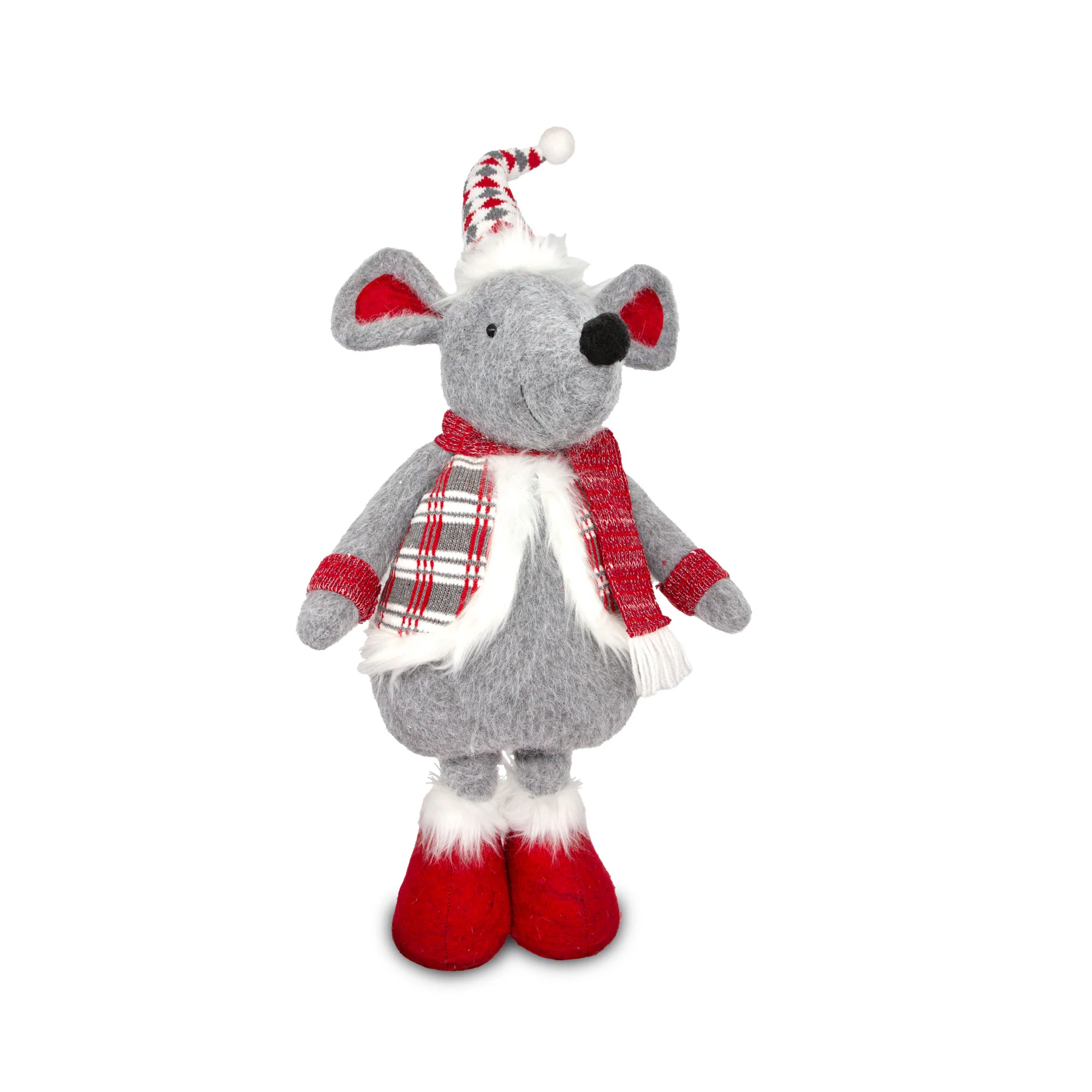 Christmas Extendable Standing Mouse - Grey - Image 2
