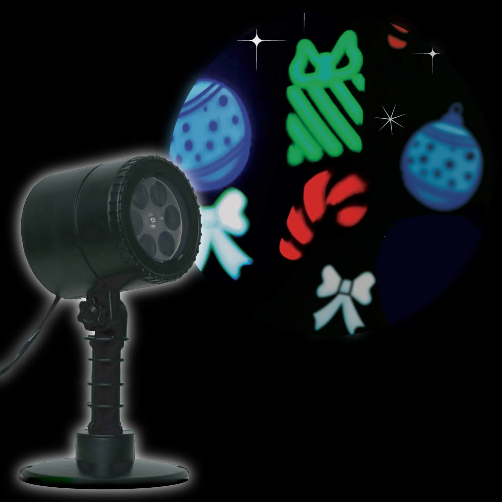 Christmas Sparkle Projector Light for Indoor and Outdoor Use - Multicoloured - Image 2