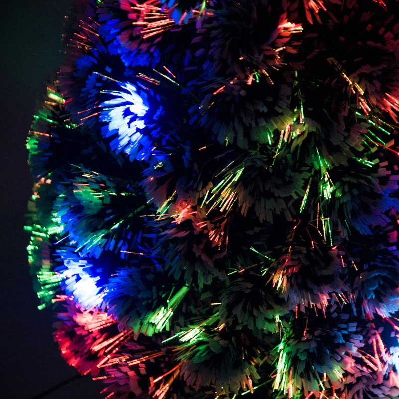 Christmas Time 3ft 90cm Green/White Artificial Christmas Tree W/ Prelit LED Lights-Multicolor - Image 13