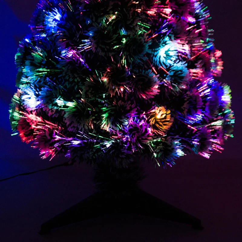 Christmas Time 3ft 90cm Green/White Artificial Christmas Tree W/ Prelit LED Lights-Multicolor - Image 14