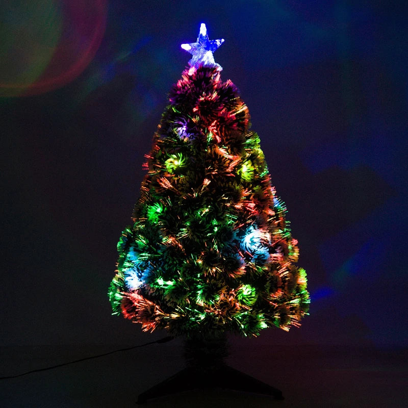 Christmas Time 3ft 90cm Green/White Artificial Christmas Tree W/ Prelit LED Lights-Multicolor - Image 15
