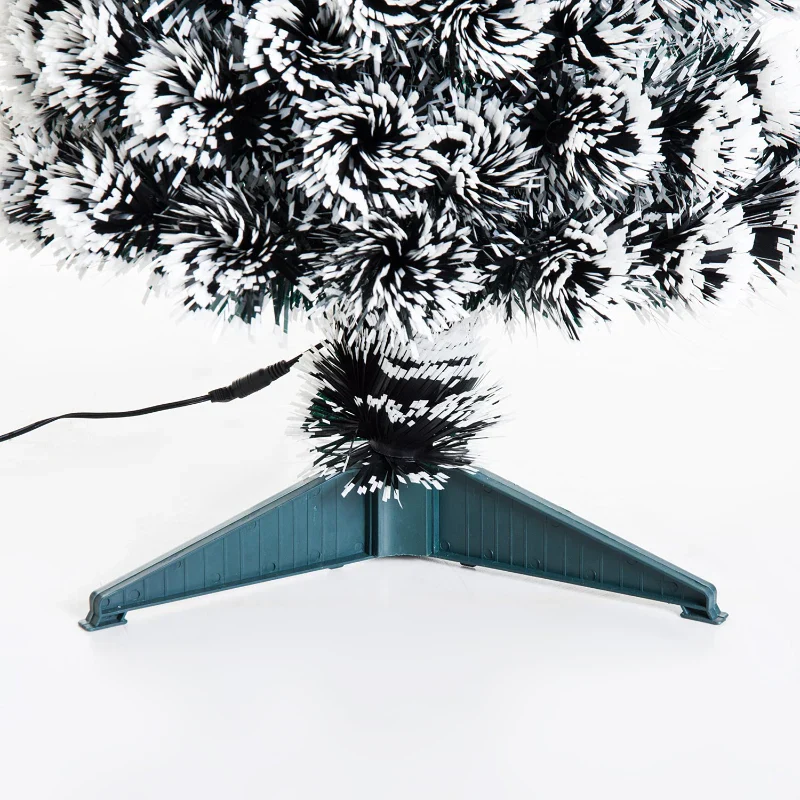 Christmas Time 3ft 90cm Green/White Artificial Christmas Tree W/ Prelit LED Lights-Multicolor - Image 8