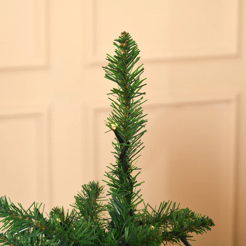 Christmas Time 4FT Prelit Artificial Christmas Tree w/ Warm White Light Home Xmas Decoration - Image 12