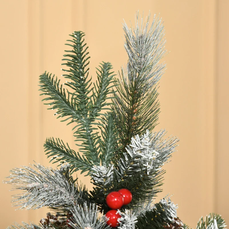 HOMCOM Christmas Time 5FT Artificial Snow Dipped Christmas Tree - Image 8
