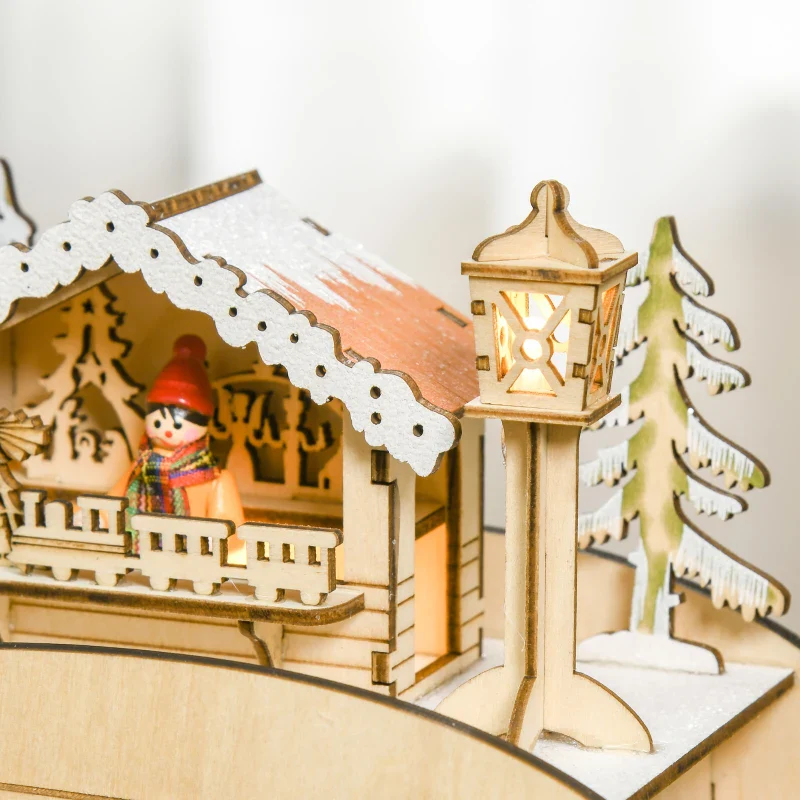 HOMCOM Christmas Sleigh advent Calendar - Image 11