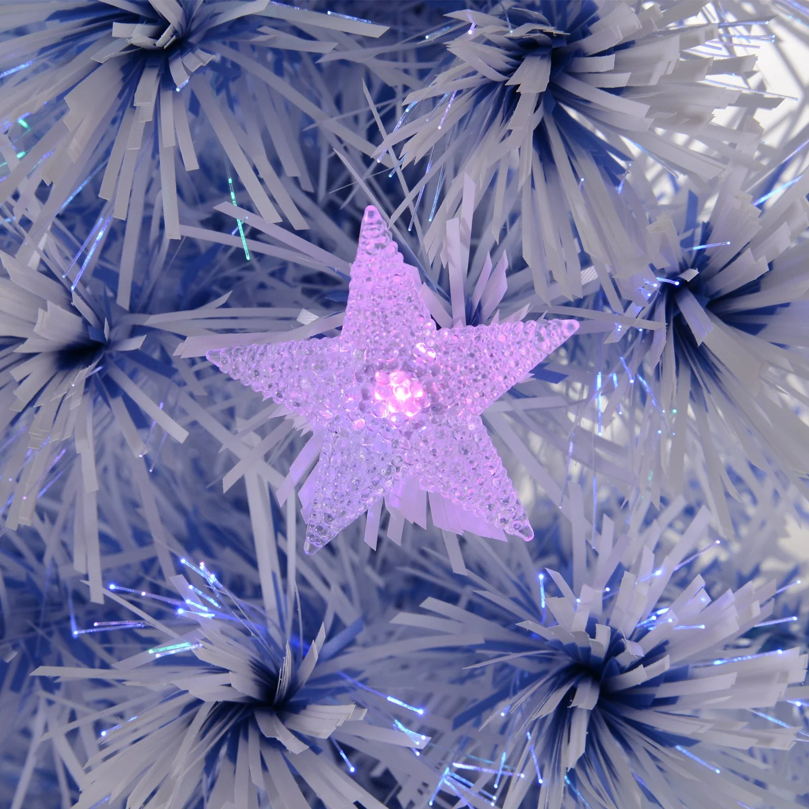 HOMCOM 5ft Artificial Fibre Optic Christmas Tree - Image 5
