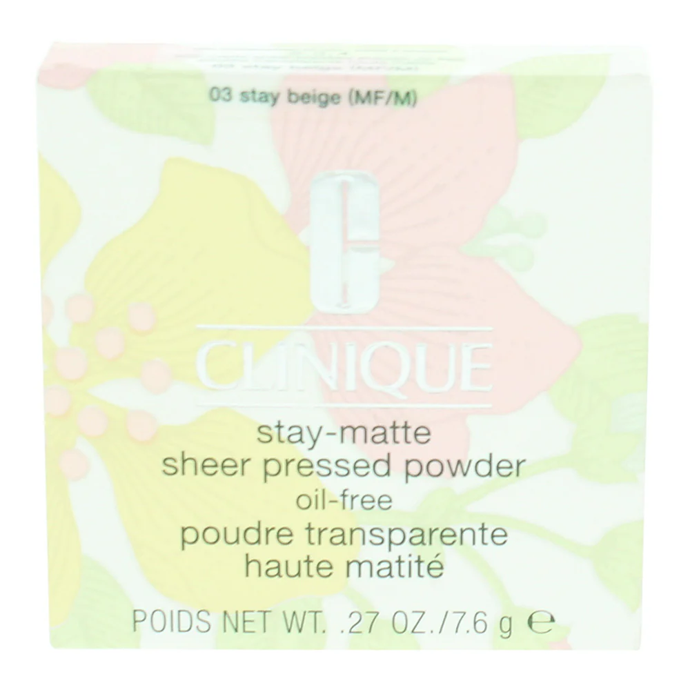 Clinique Stay-Matte 03 Stay Beige Pressed Powder 7.6g - Image 3