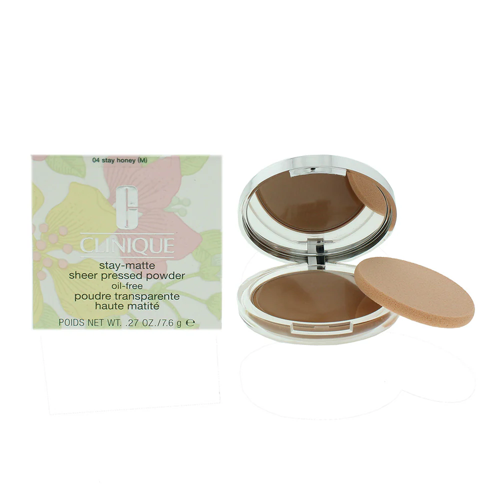 Clinique Stay-Matte 04 Stay Honey Pressed Powder 7.6g
