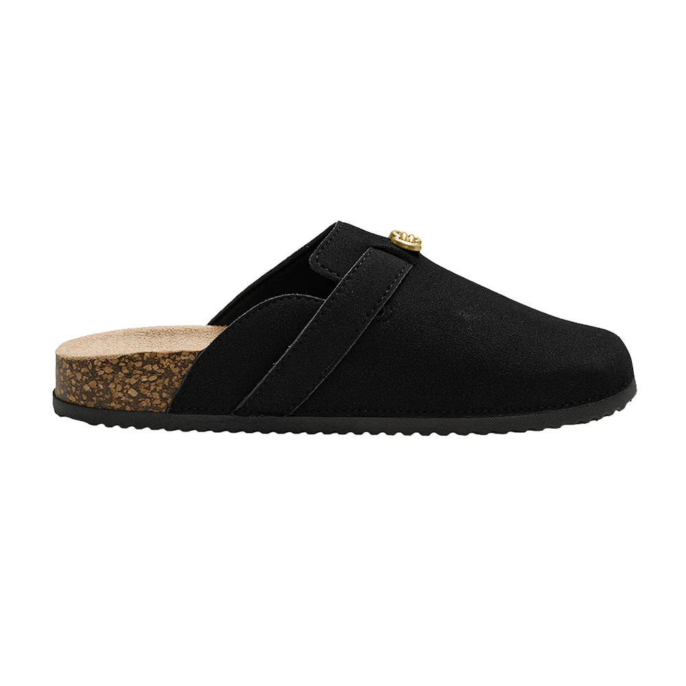 Close-Toe Slip-On Mules Black - Image 3
