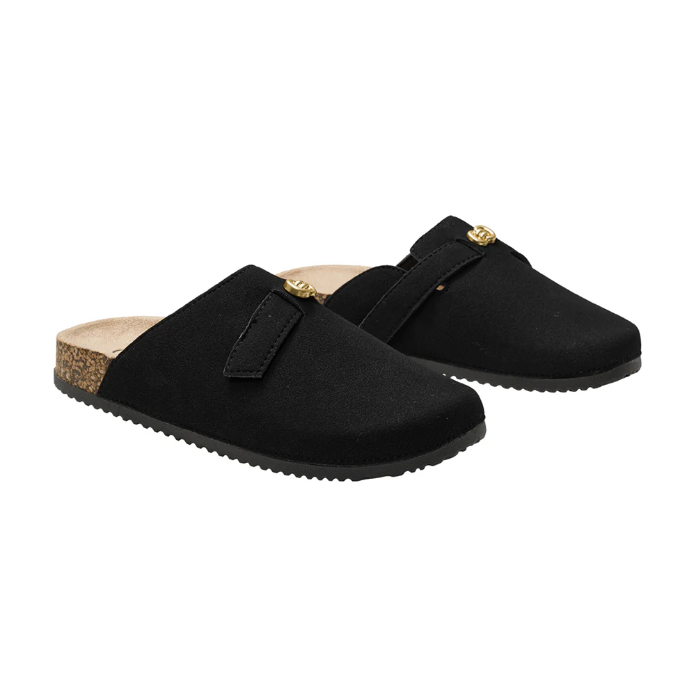 Close-Toe Slip-On Mules Black - Image 5