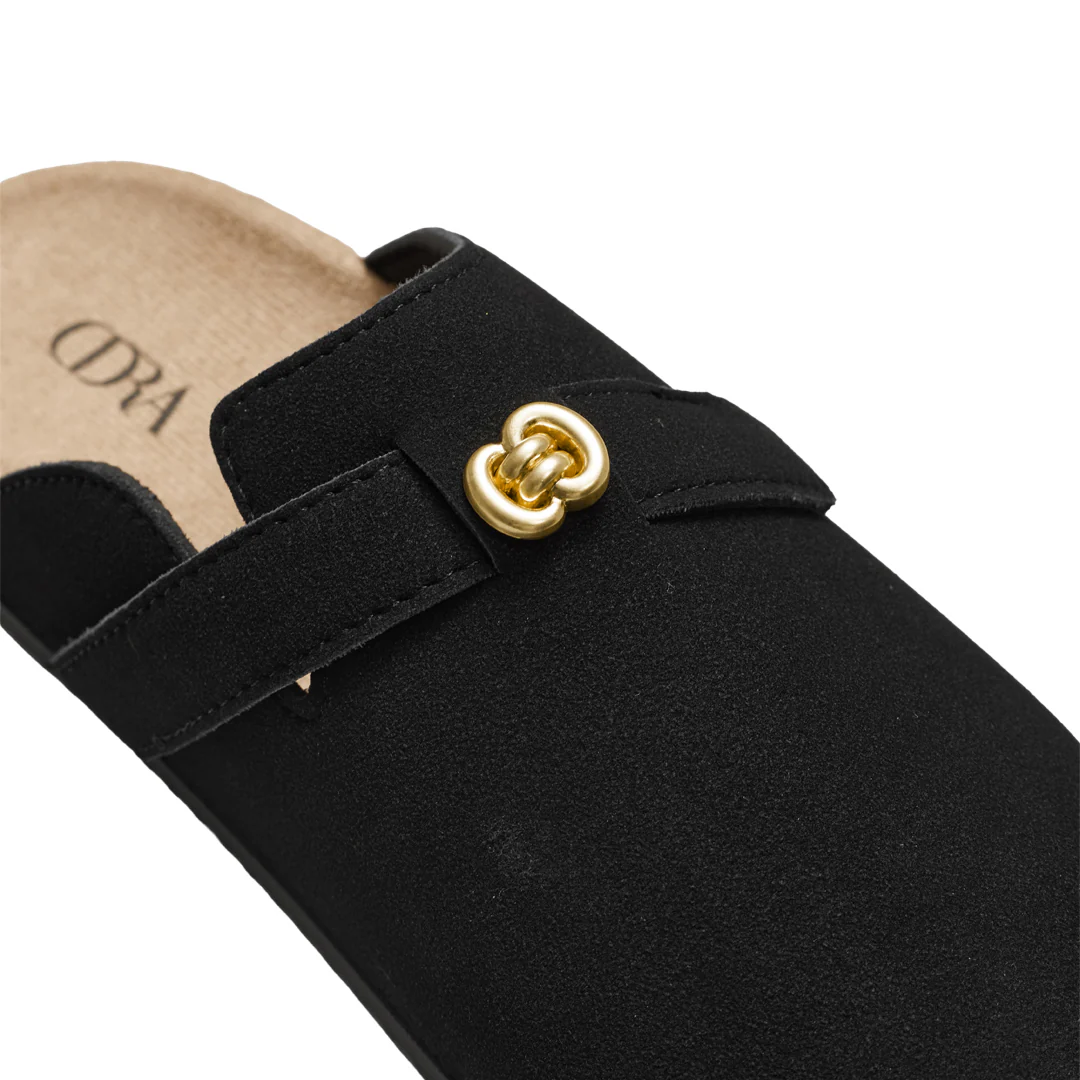 Close-Toe Slip-On Mules Black - Image 7