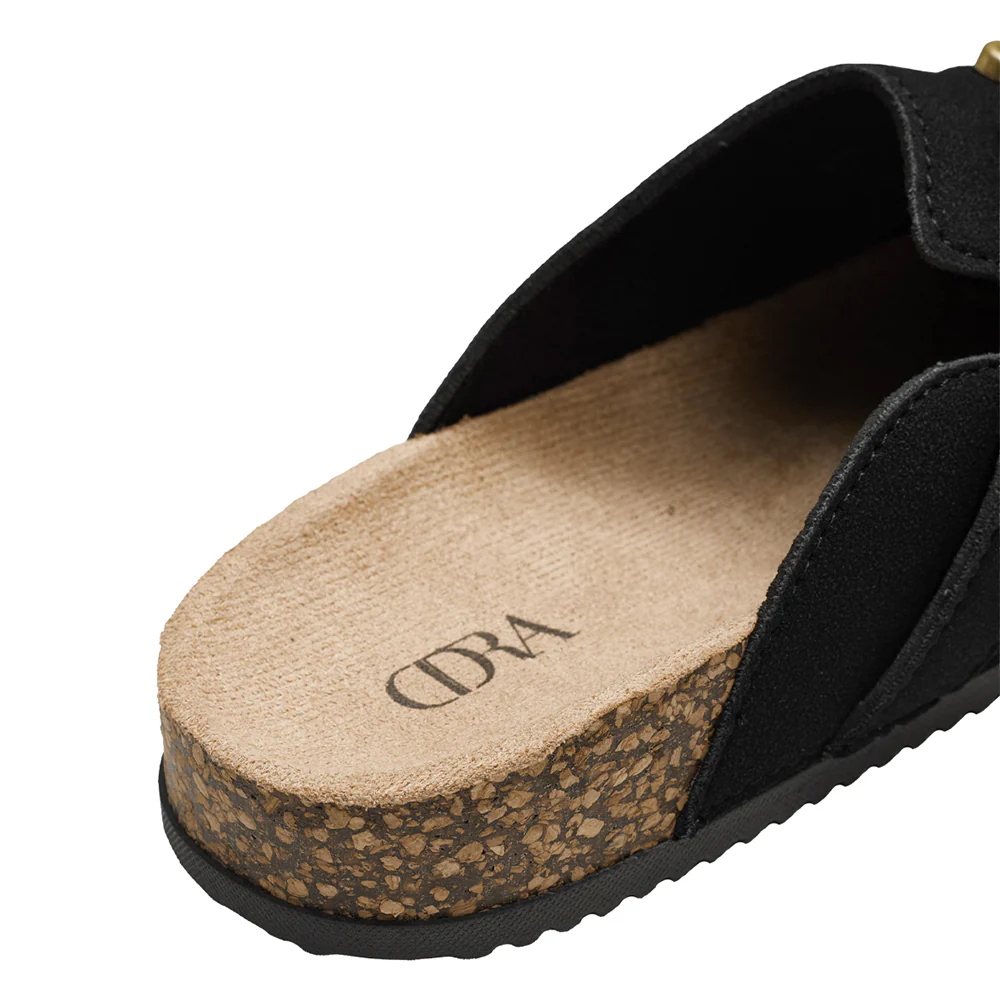 Close-Toe Slip-On Mules Black - Image 8