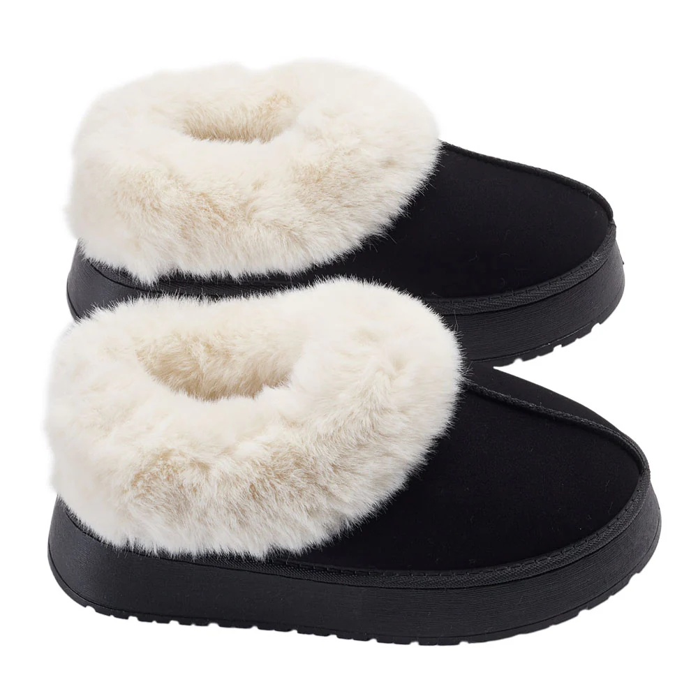 Closed Toed Fleece-Lined Slippers - Image 6