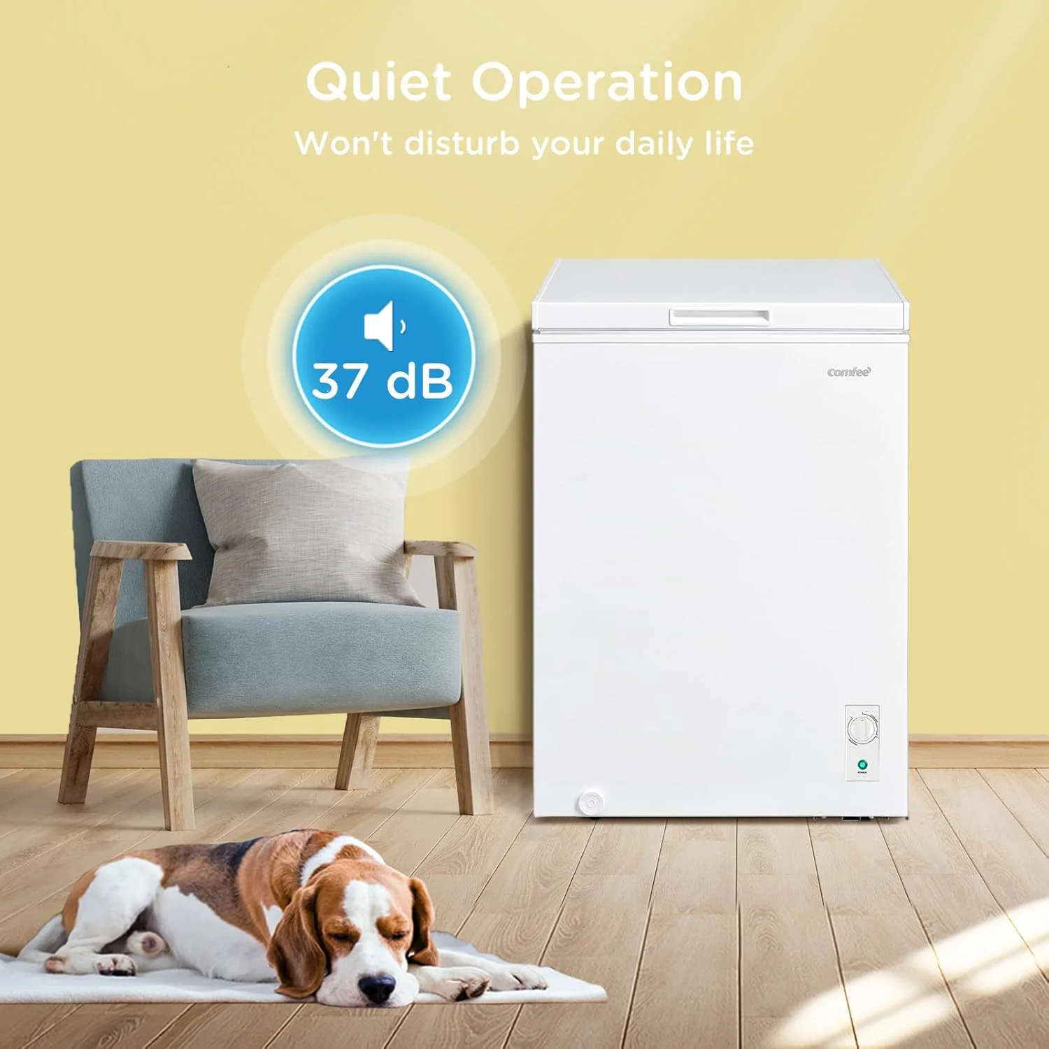 Comfee 143L Freestanding Chest Freezer with Digital Temperature Control - Image 6