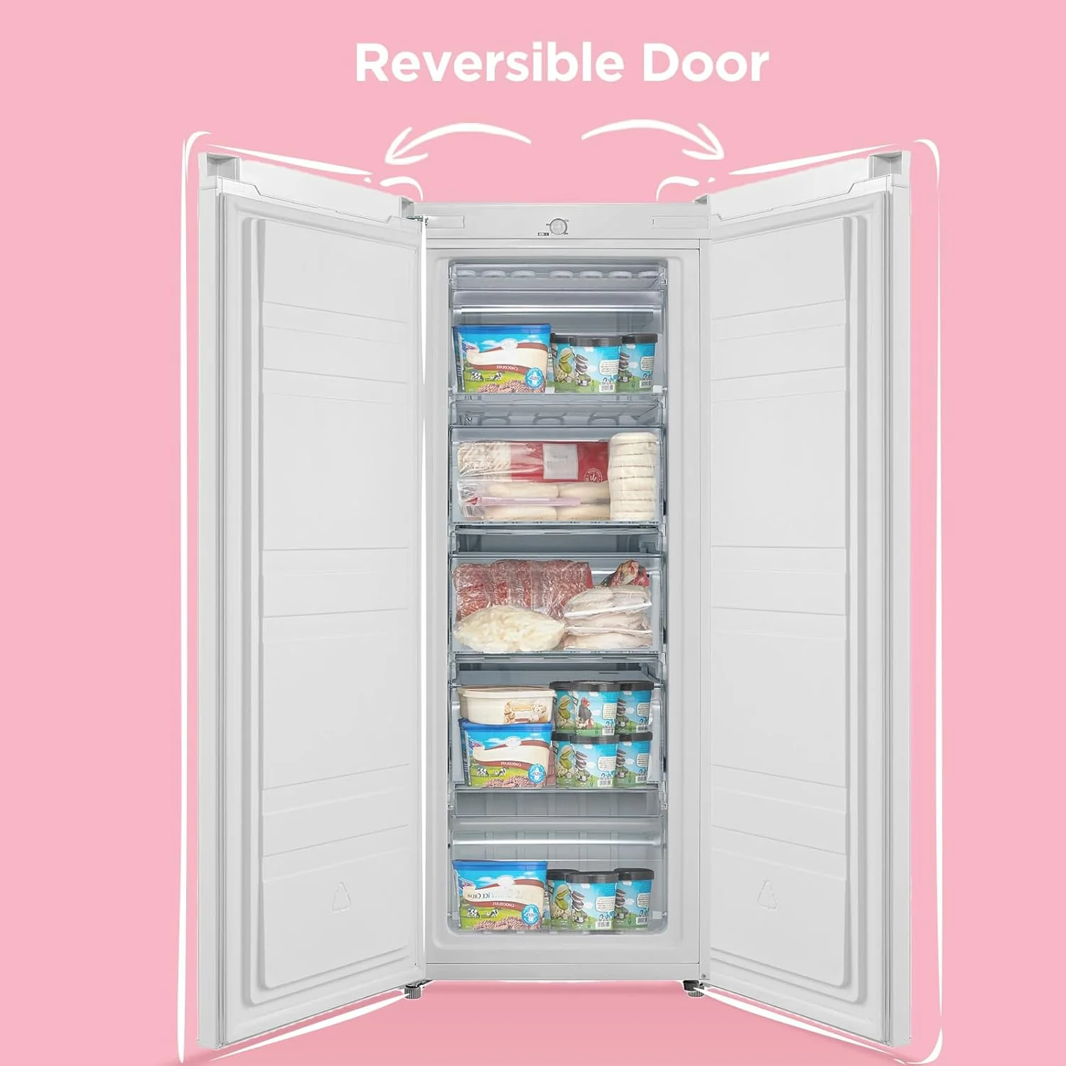 COMFEE 160 Litre Freestanding Upright Freezer - Image 4