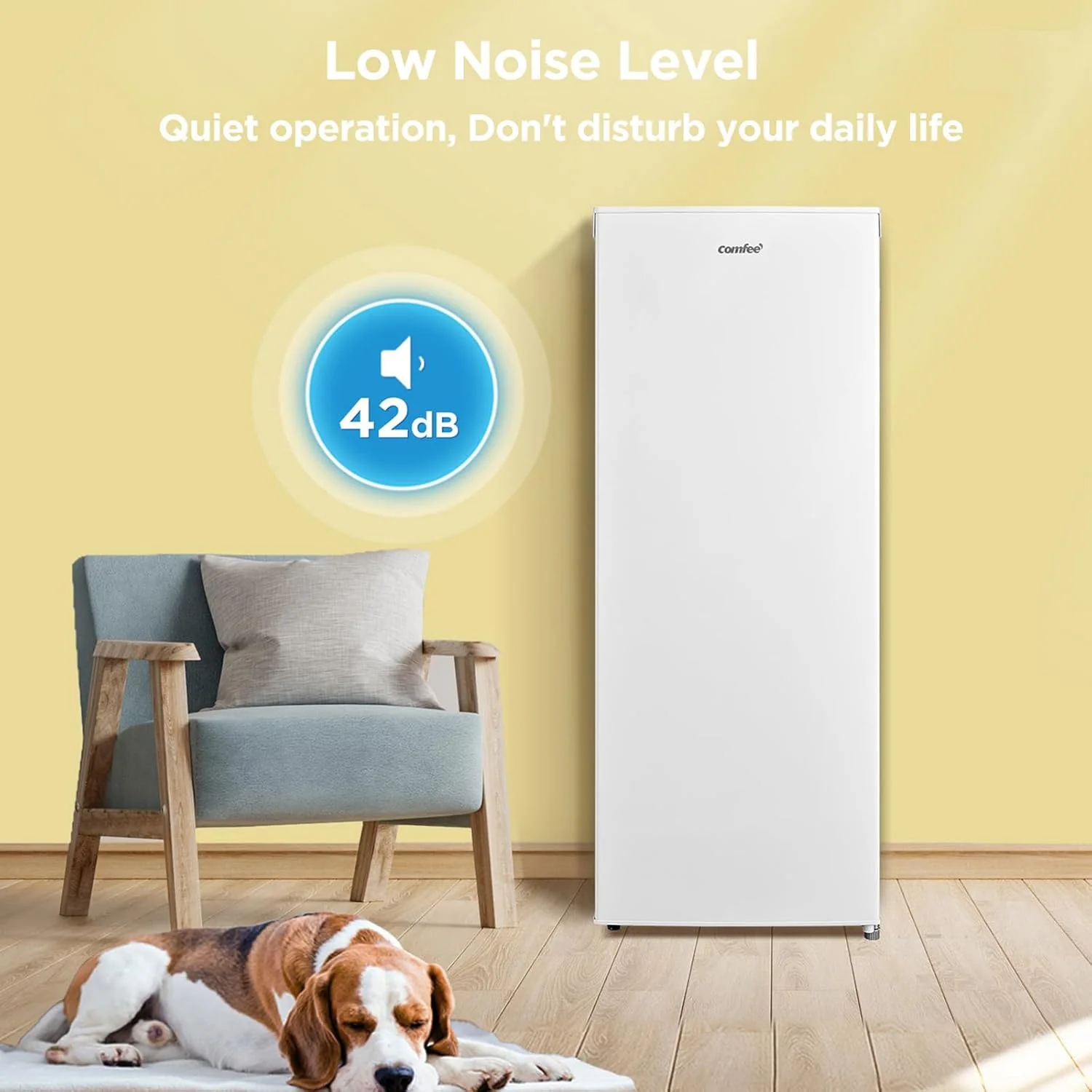 COMFEE 160 Litre Freestanding Upright Freezer - Image 5