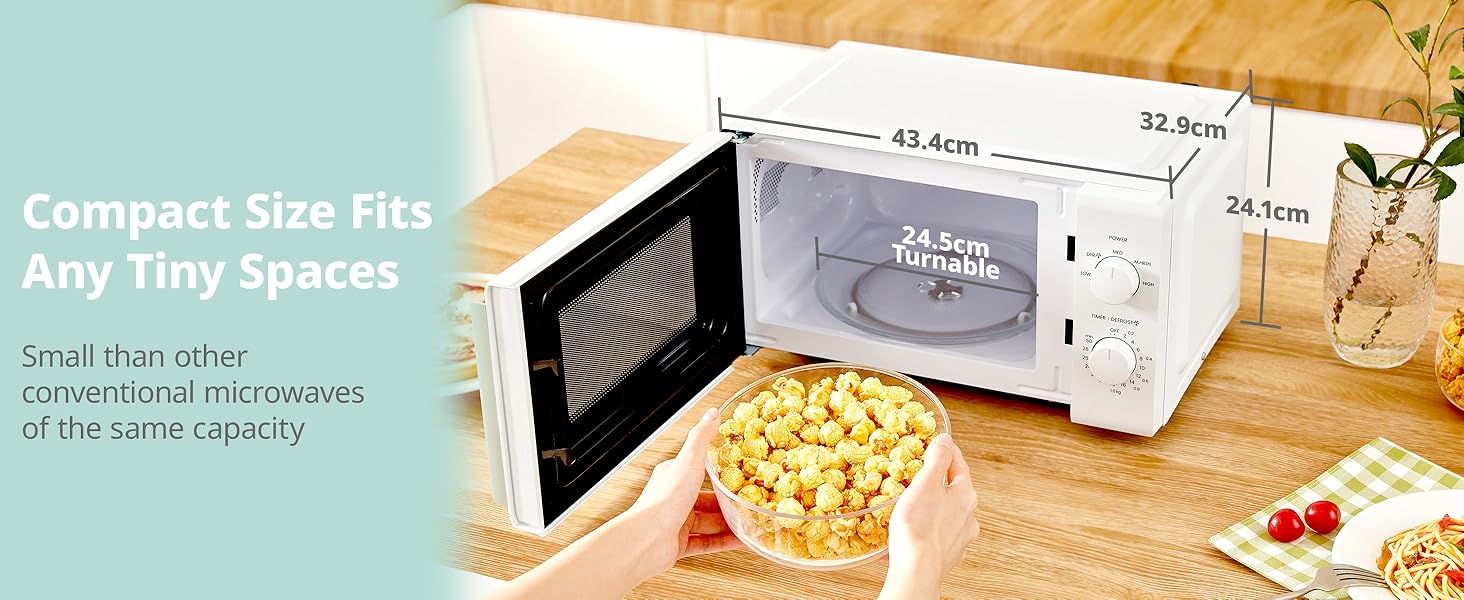 Comfee 700W 19L 5-level Power Kitchen Manual Microwave - Image 9