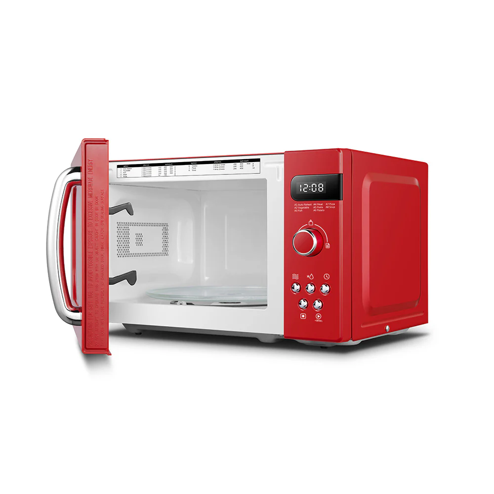 Comfee 800W 20L Retro Microwave Oven With LED Display