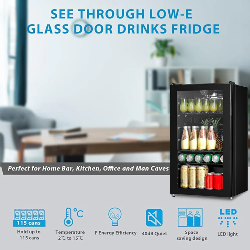 Comfee 93L Under Counter Drinks Fridge - Image 2
