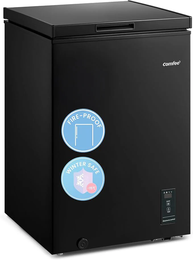 Comfee 99L Freestanding Chest Freezer with Digital Temperature Control