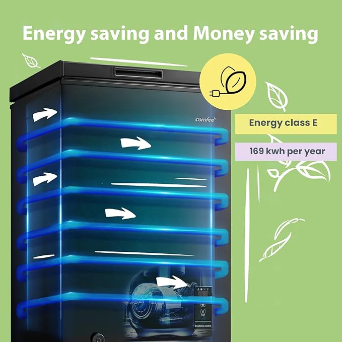 Comfee 99L Freestanding Chest Freezer with Digital Temperature Control - Image 4