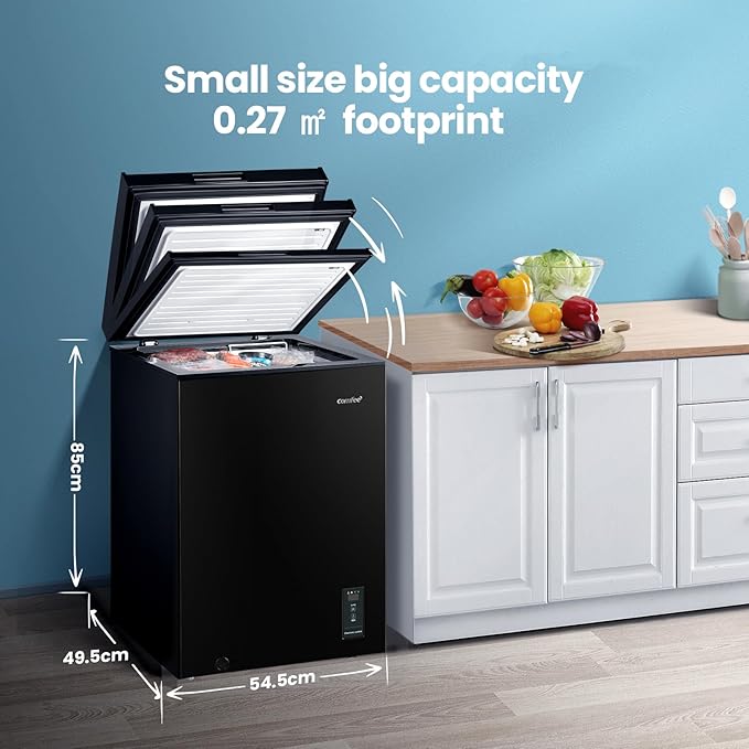 Comfee 99L Freestanding Chest Freezer with Digital Temperature Control - Image 7