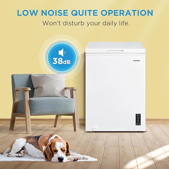 COMFEE 99L Freestanding Chest Freezer with Digital Temperature Control - Image 6