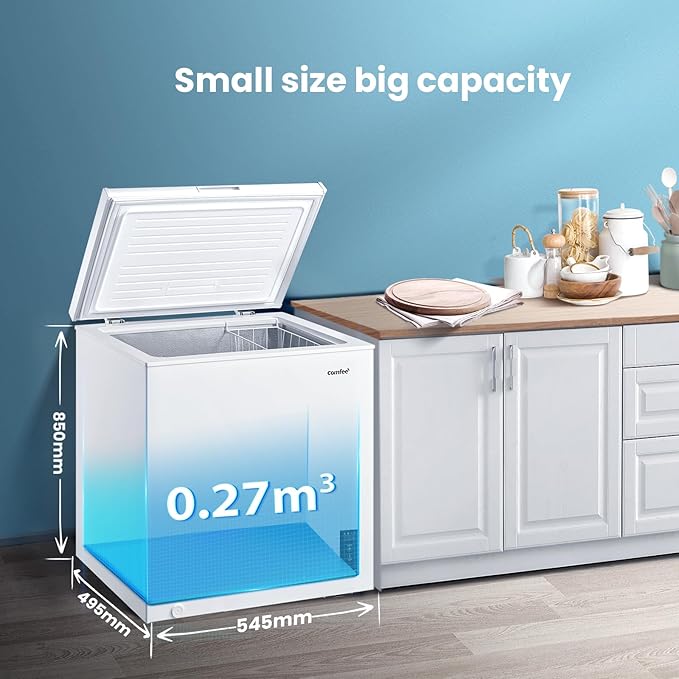 COMFEE 99L Freestanding Chest Freezer with Digital Temperature Control - Image 7