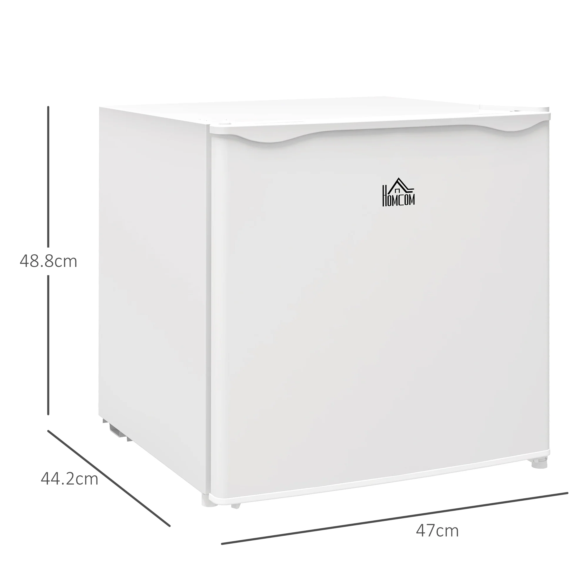 Compact Mini Freezer Small Freezer With Reversible Door For Bedrooms White - Image 5