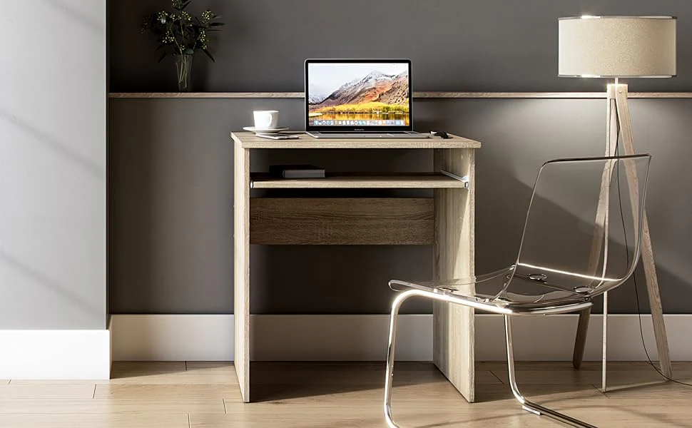 Computer Desk Shefa Line Luna 68 X 50 X 75 Cm Sonoma Oak - Image 3