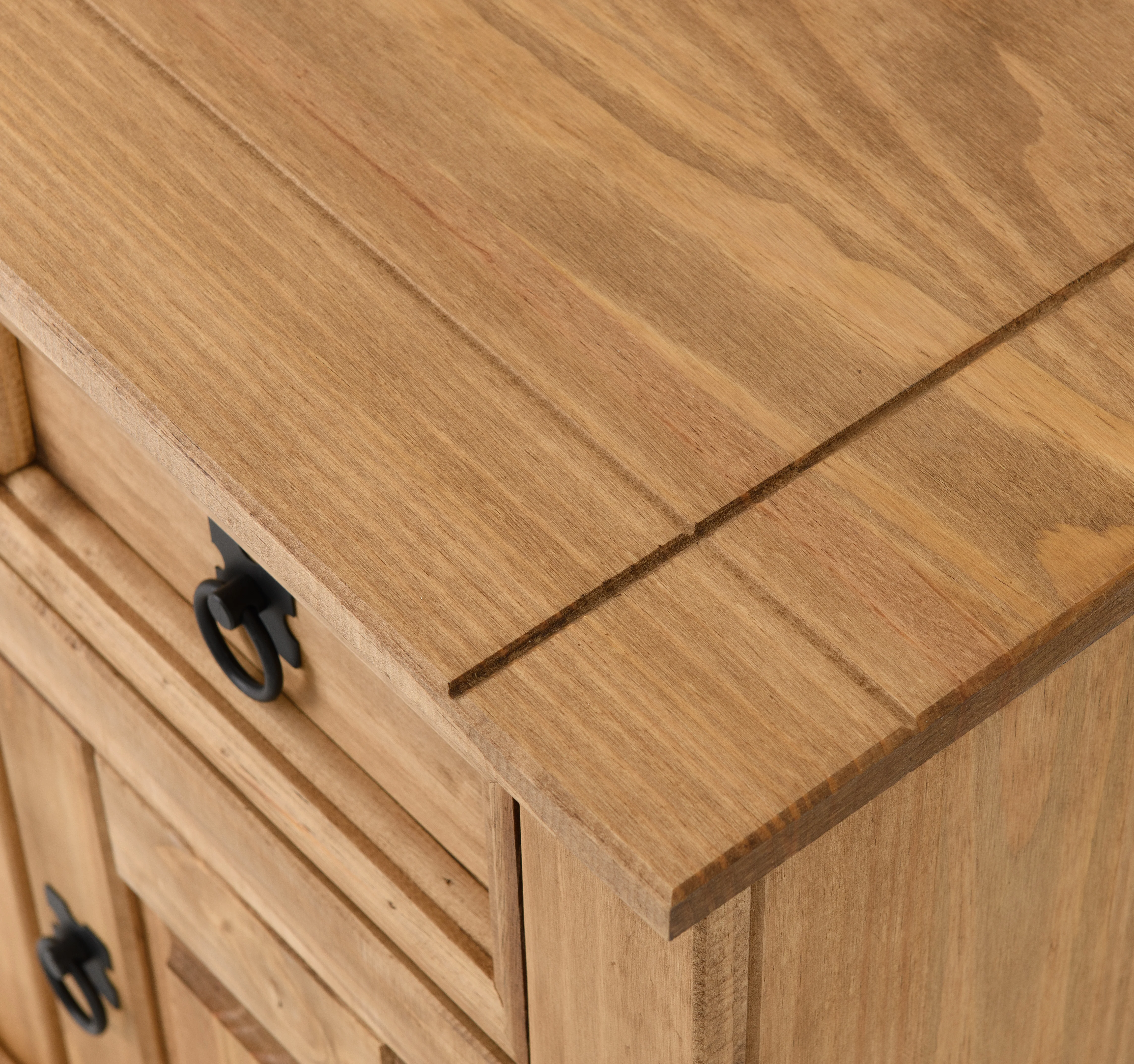 CORONA PETITE BEDSIDE - DISTRESSED WAXED PINE - Image 7