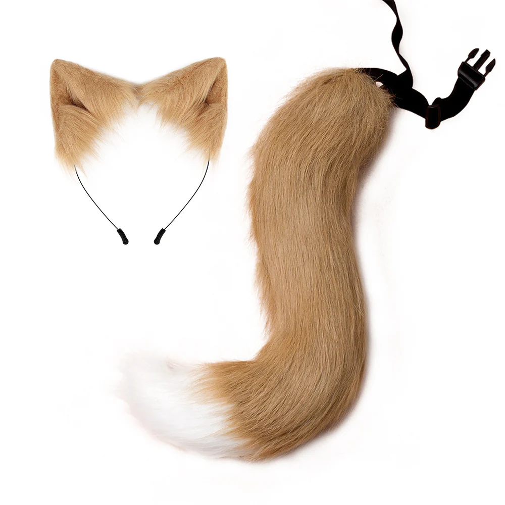 Cosplay Fox Tail and Ear Headband Set - Image 11