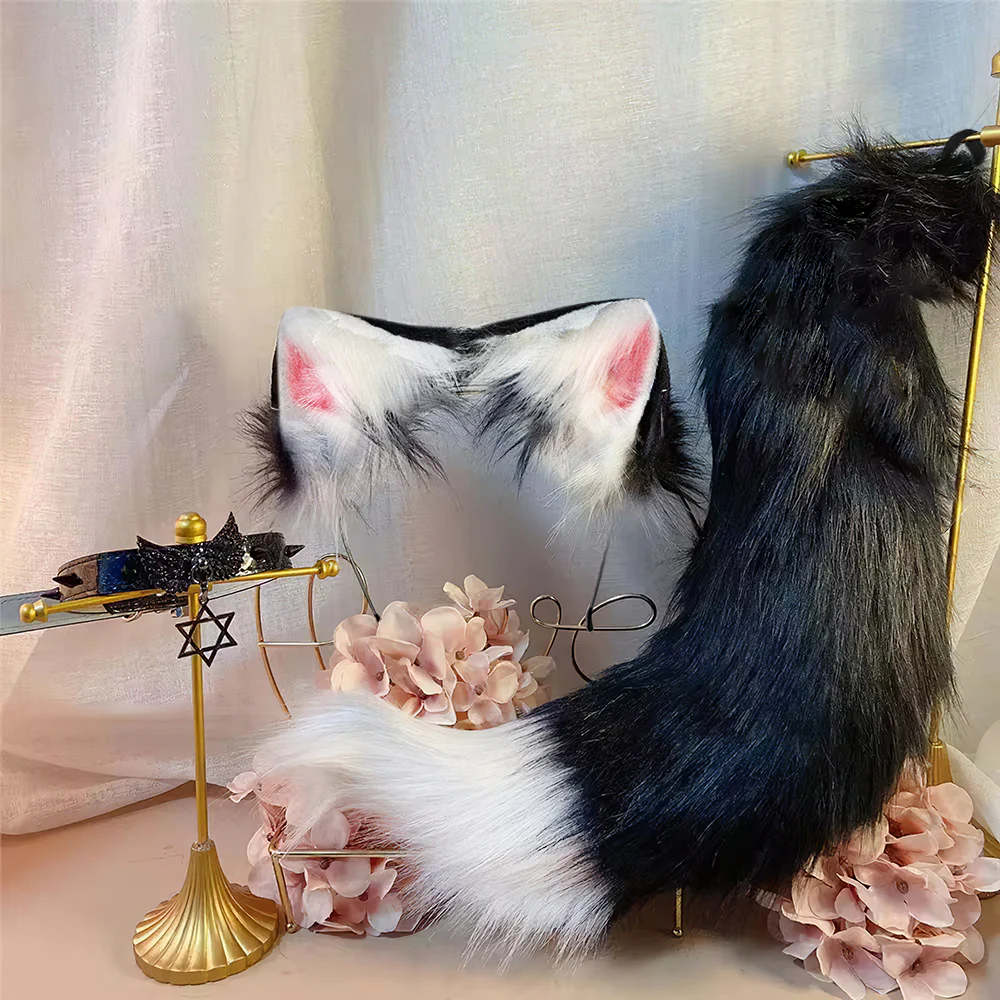 Cosplay Fox Tail and Ear Headband Set - Image 17
