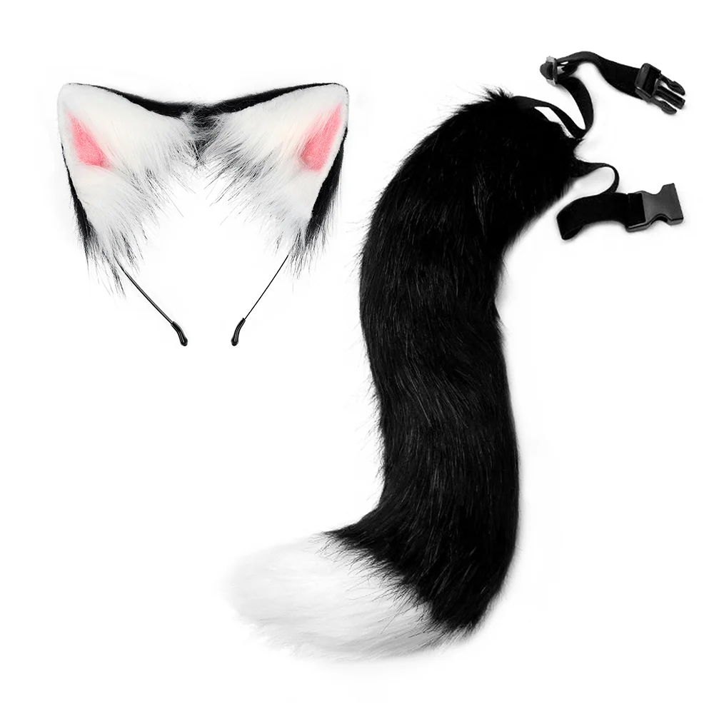 Cosplay Fox Tail and Ear Headband Set - Image 18