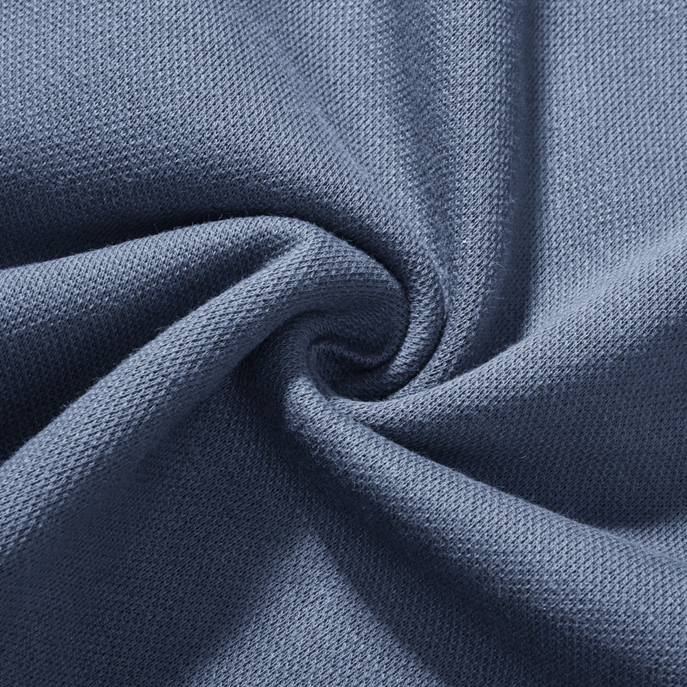 Cotton Long Sleeve Polo T-Shirt - Image 6