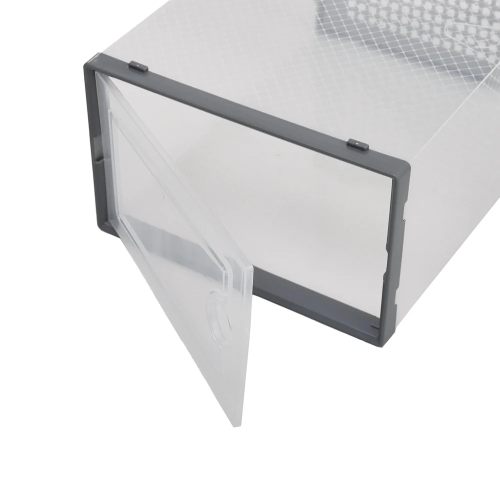 Cottonfy UK 12x Stackable Shoe Storage Box Organiser - Image 12