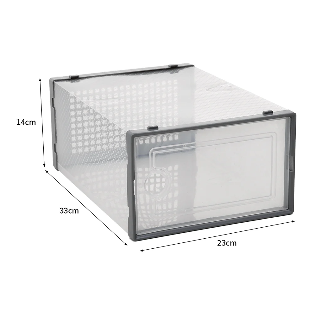 Cottonfy UK 12x Stackable Shoe Storage Box Organiser - Image 16