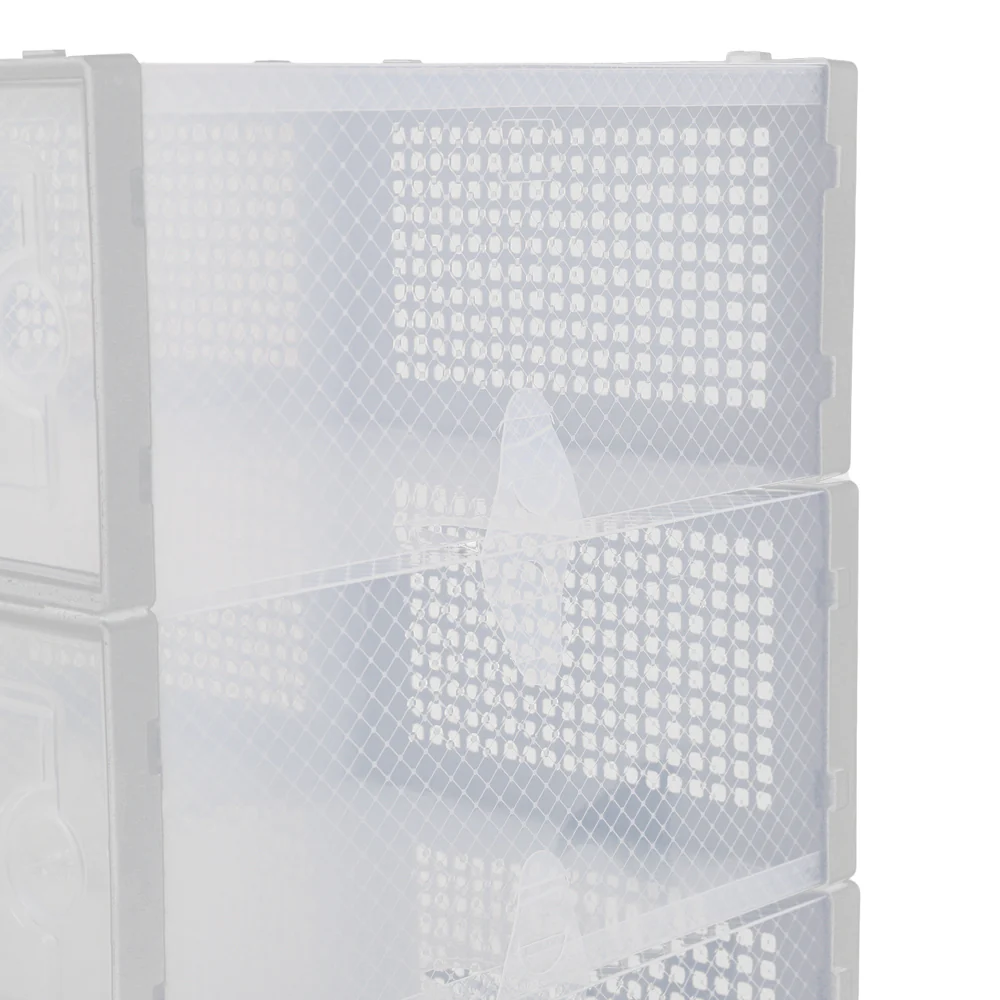 Cottonfy UK 12x Stackable Shoe Storage Box Organiser - Image 21