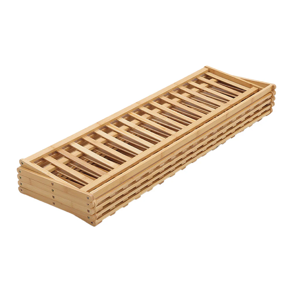 Cottonfy UK 5-Tier Bamboo Flower Stand Rack Holder Multifunctional Storage Rack - Image 5