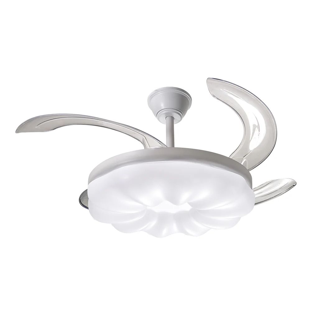 Cottonfy UK Dimmable Ceiling Fan Light with Remote and Retracted Blades - Image 7