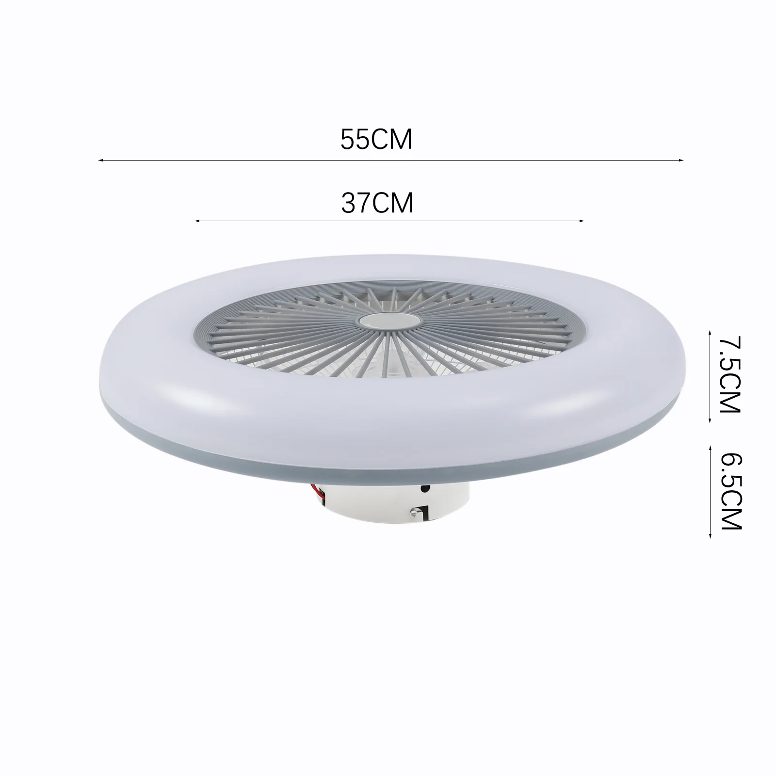 Cottonfy UK Dimmable LED Ceiling Fan Light Unit - Image 7