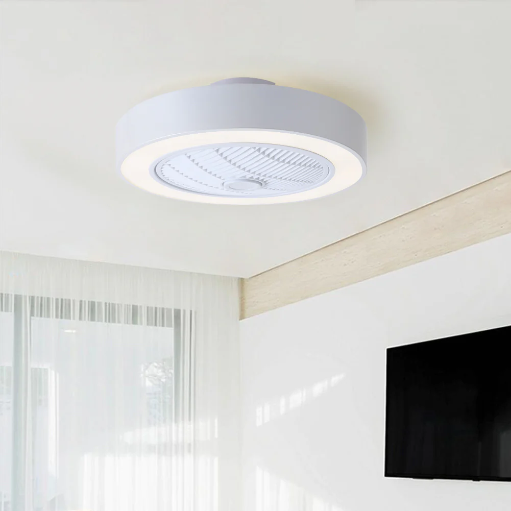 Cottonfy UK Modern Acrylic Ceiling Fan Light - Image 2