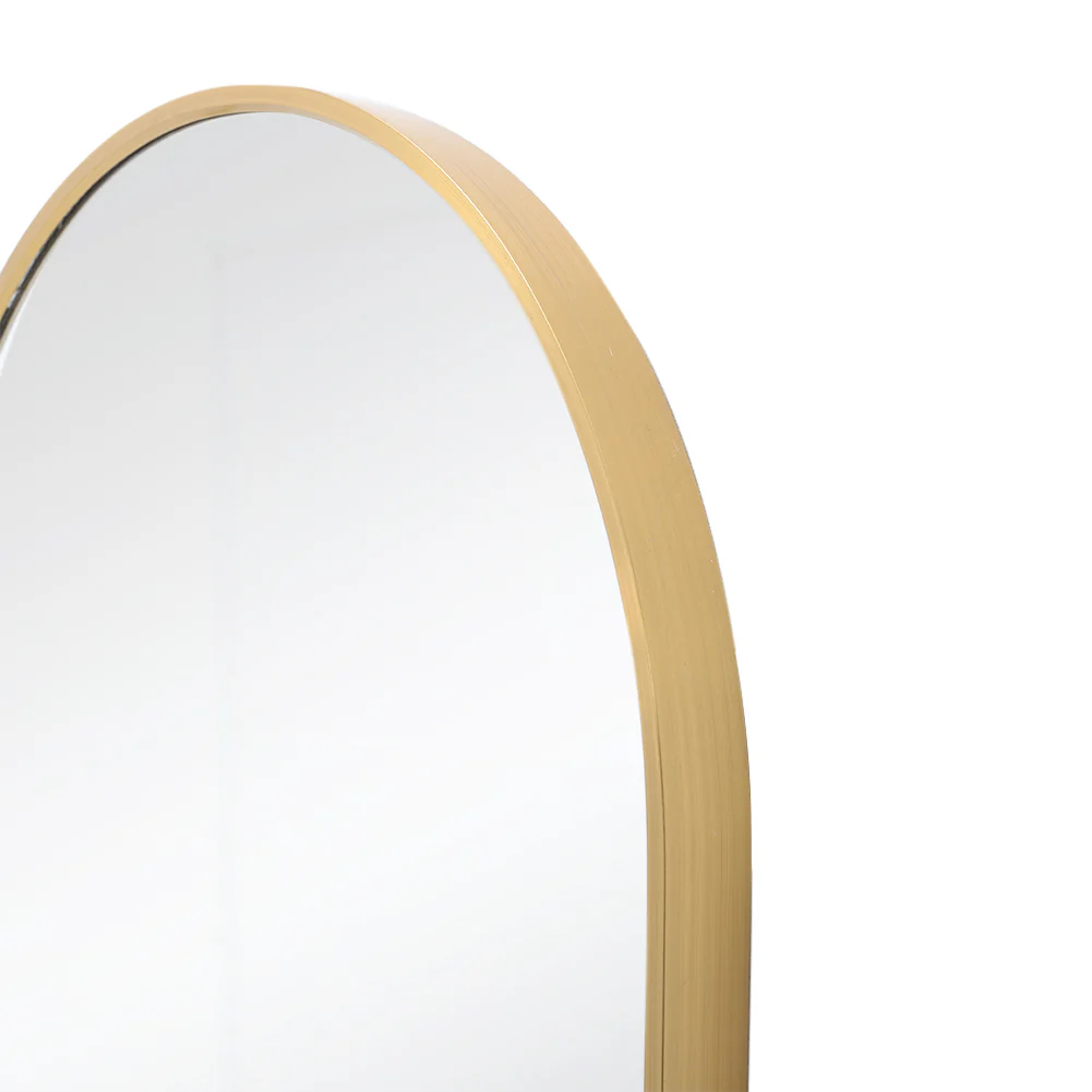 Cottonfy UK Oval Metal Wall Mirror - Image 3