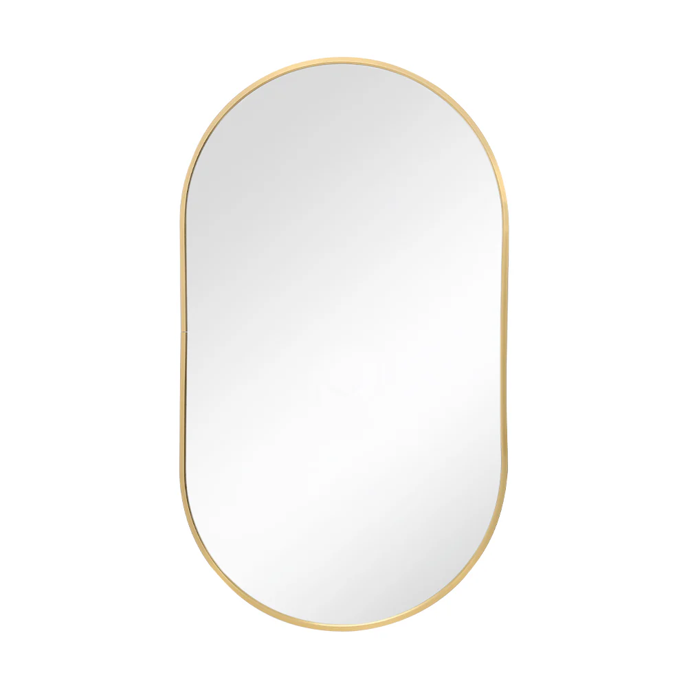 Cottonfy UK Oval Metal Wall Mirror - Image 6