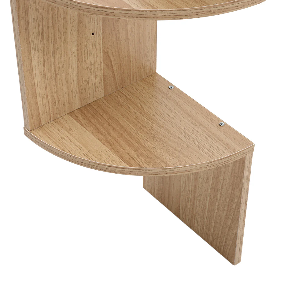 Cottonfy UK Wooden Floating Corner Shelf - Image 4