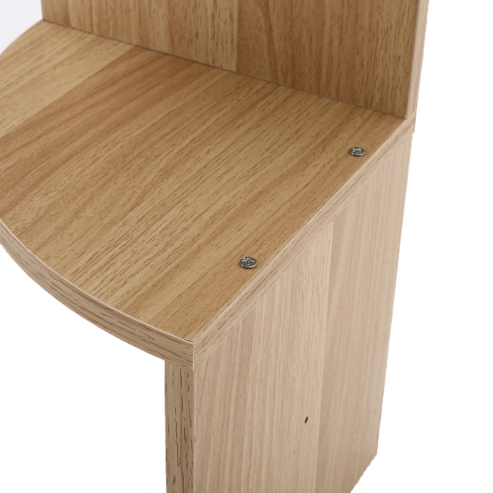 Cottonfy UK Wooden Floating Corner Shelf - Image 6